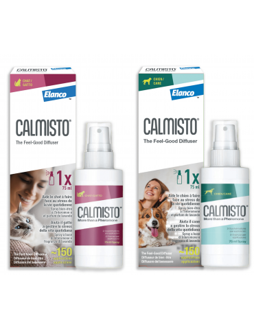 Spray calmisto de 75 ml pour chien et chat