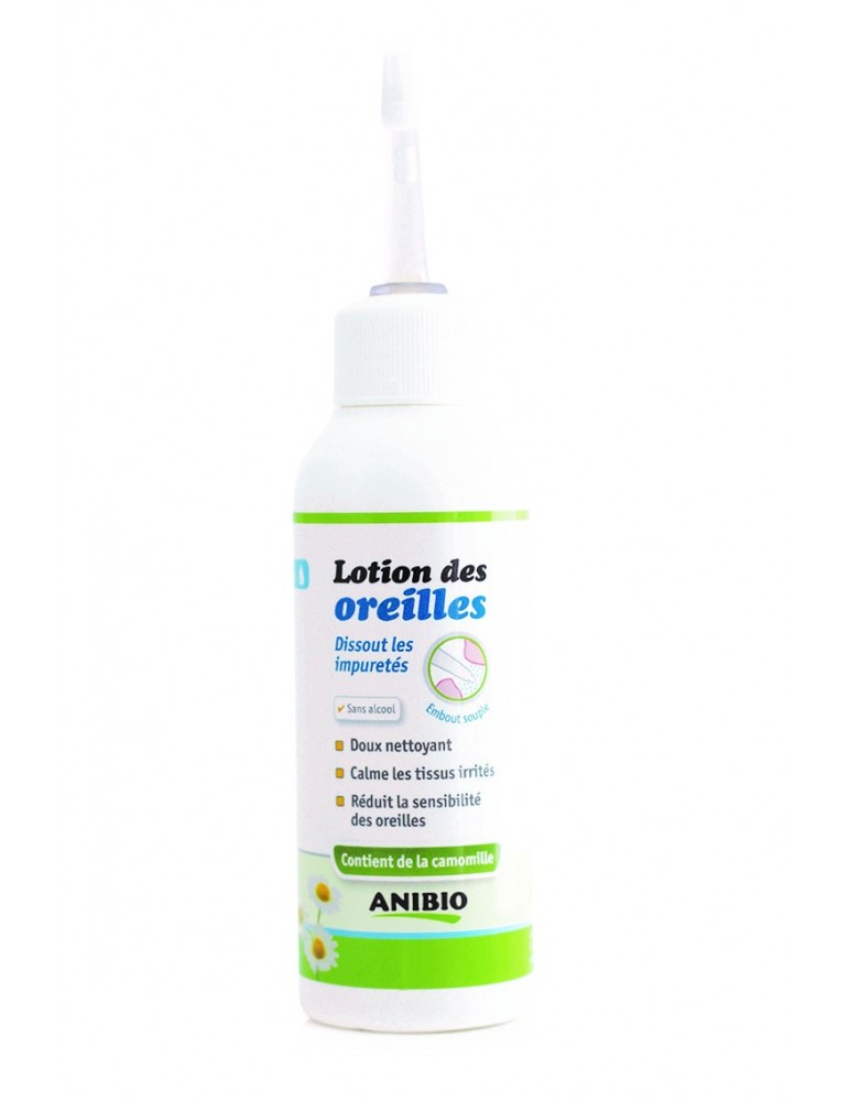 Flacon de lotion des oreilles anibio