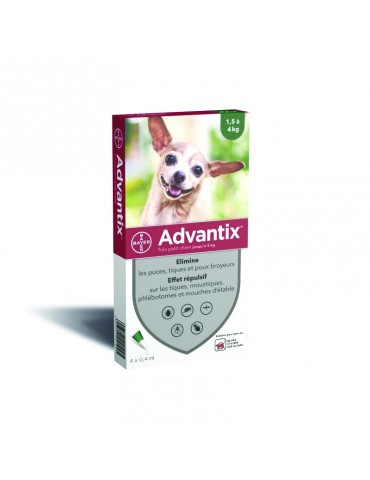 Advantix Antiparasitaire Très Petit Chien bayer