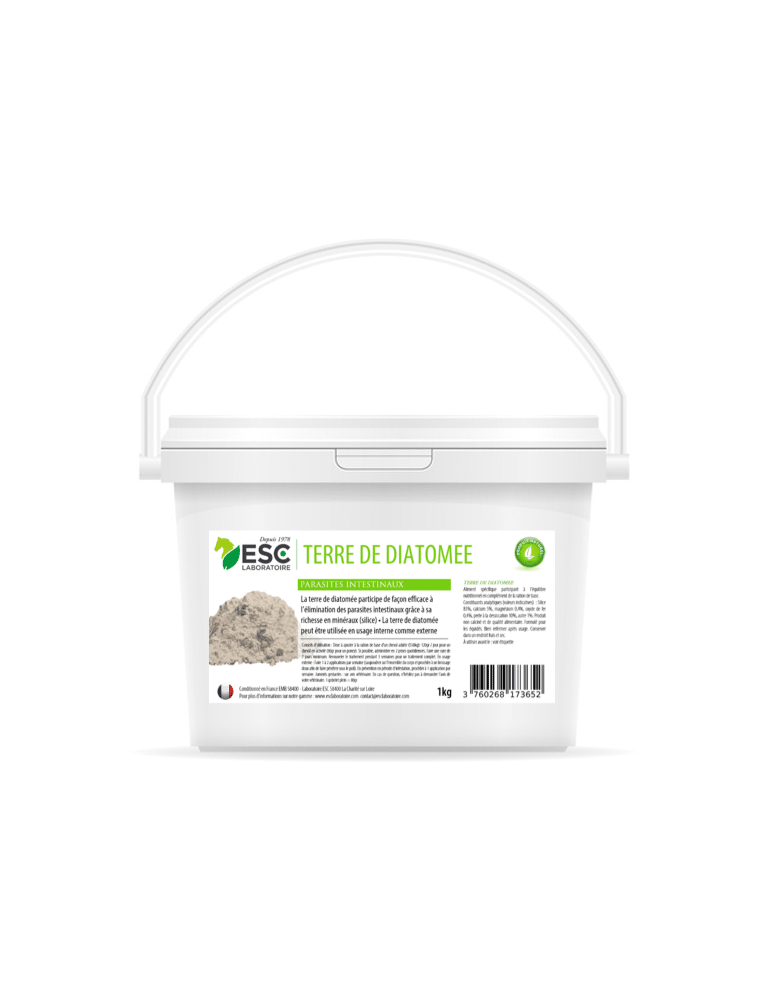 Seau ESC 1kg de terre de diatomée