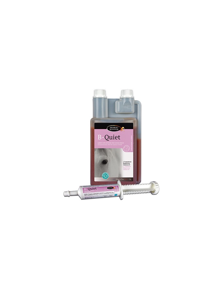Bouteille de 1L et seringue de B-Quiet Horse Master Bouteille de 1L et seringue de B-Quiet Horse Master
