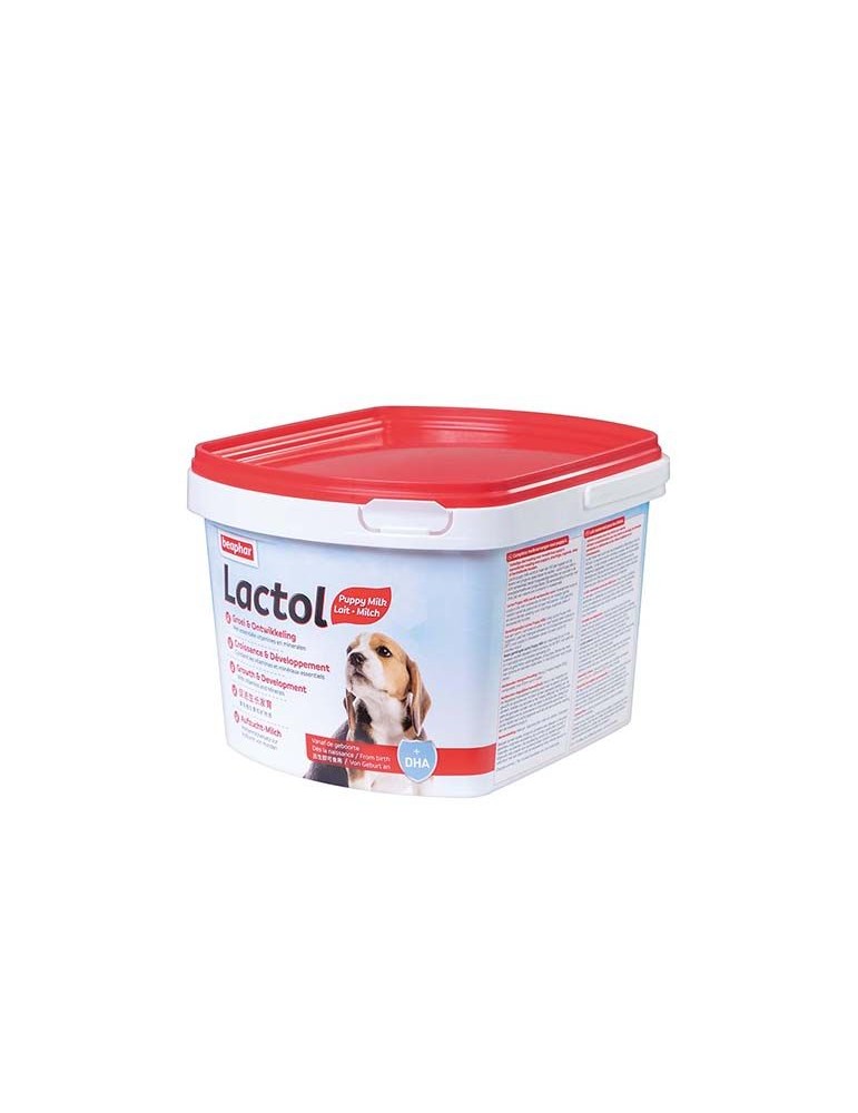 Seau de 500g de lait maternisé Lactol pour chiot