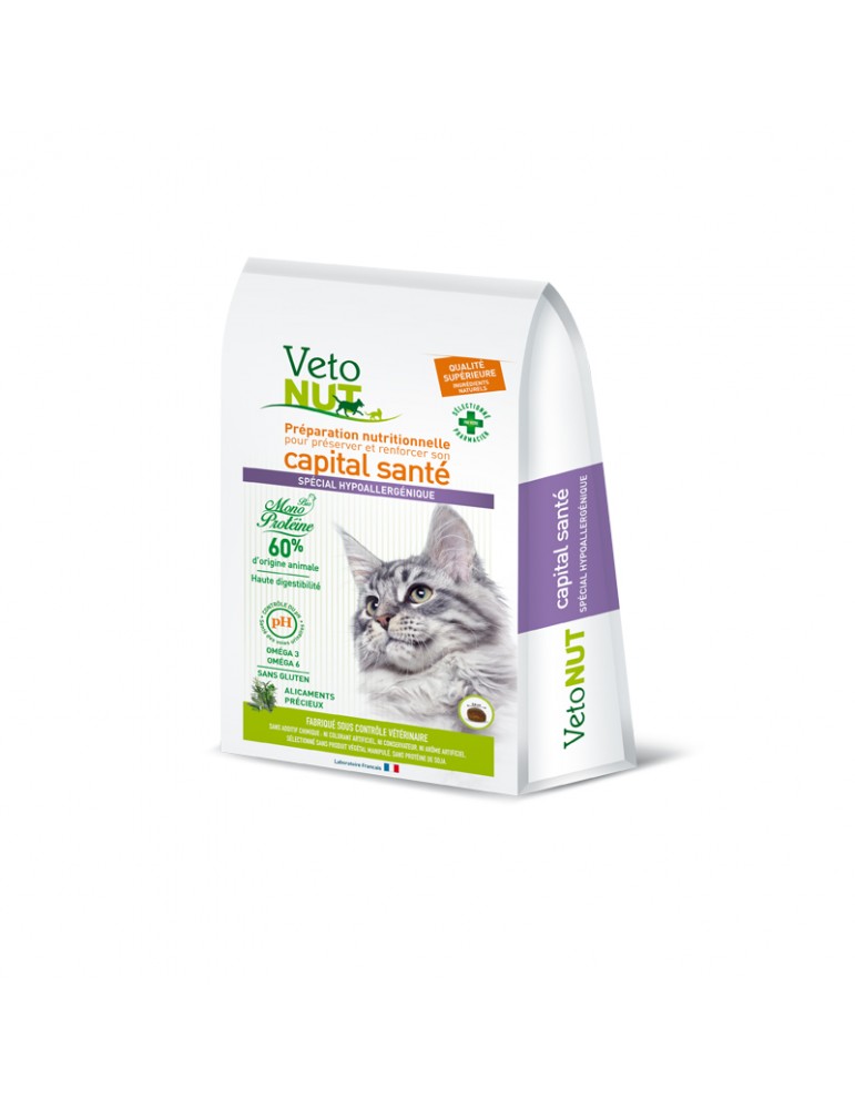 Sac de croquette Vetonut chat hypoallergénique