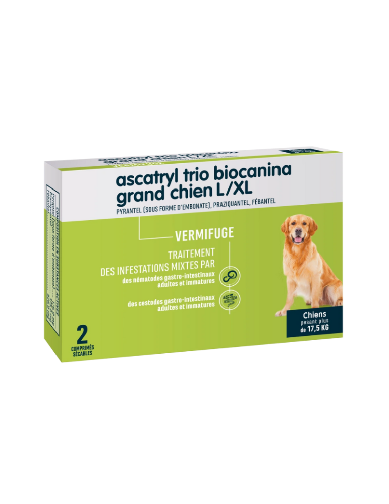 Boîte d'ascatryl trio XL biocanina