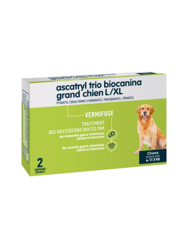 Boîte d'ascatryl trio XL biocanina
