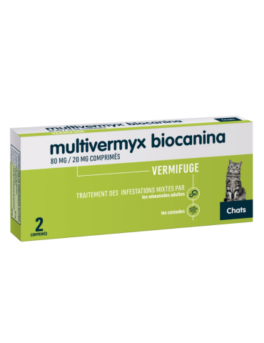 Boîte de Multivermyx Biocanina pour chat