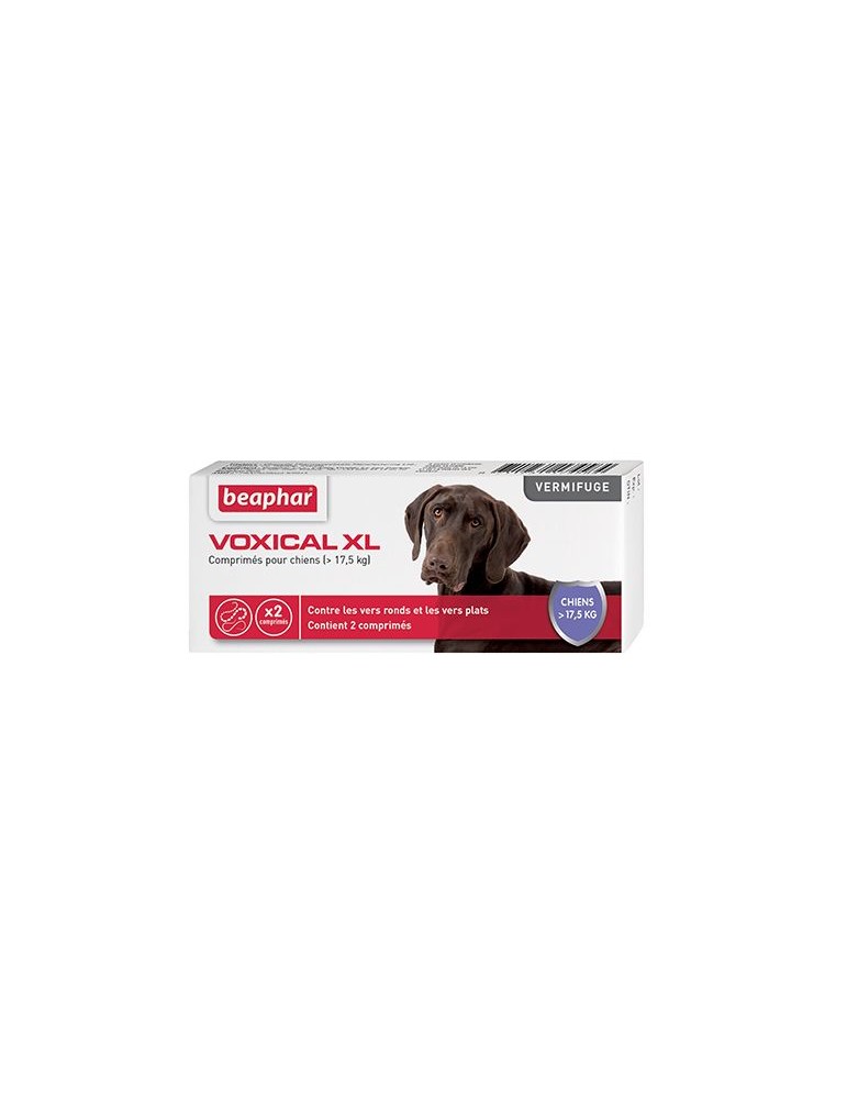 Voxical Vermifuge Chien XL de plus de 17,5 kg