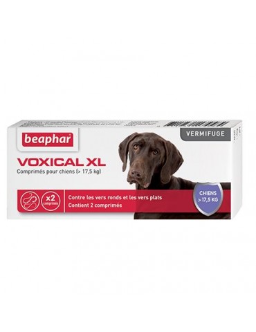 Voxical Vermifuge Chien XL de plus de 17,5 kg