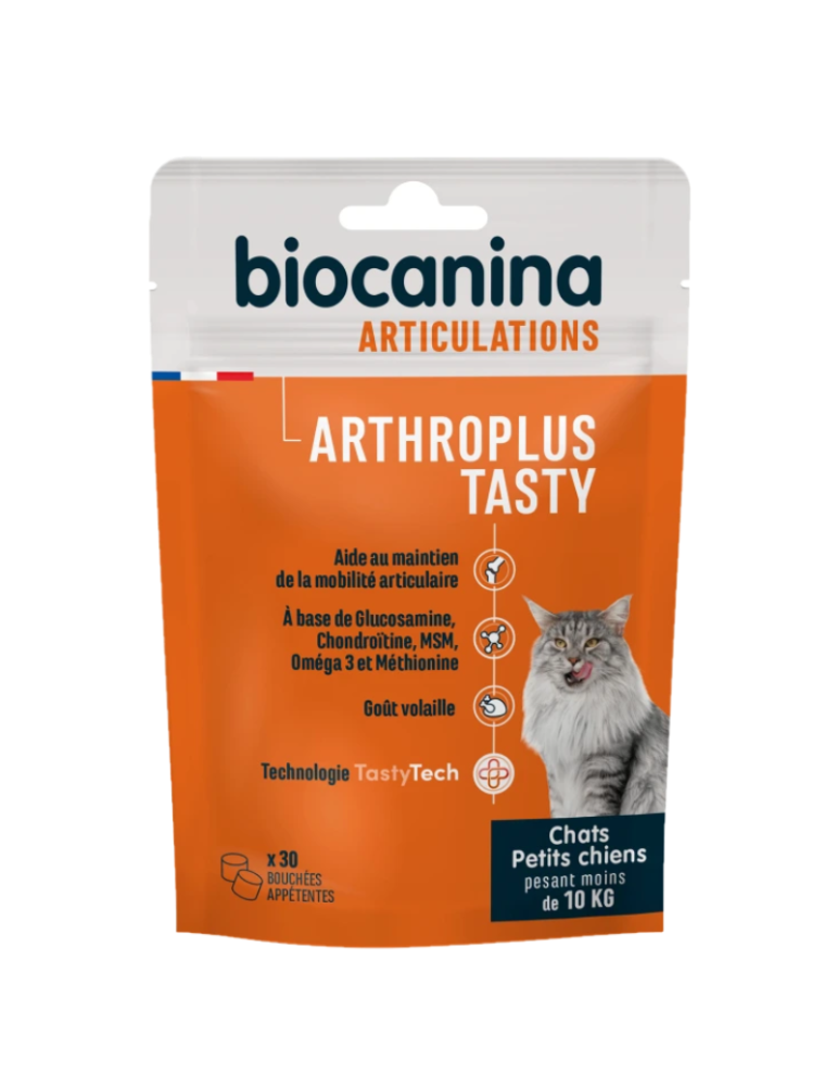 Sachet arthroplus tasty chat pour chats et petits chiens
