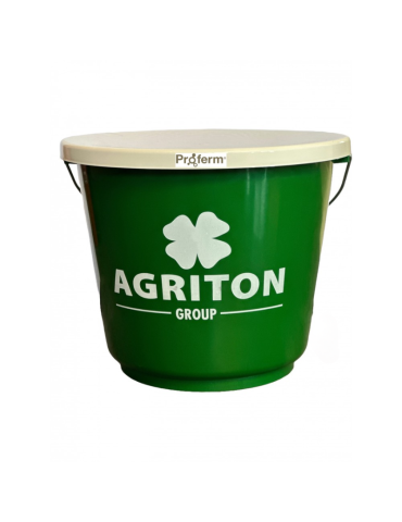 Seau de proferm de 5kg blanc et vert