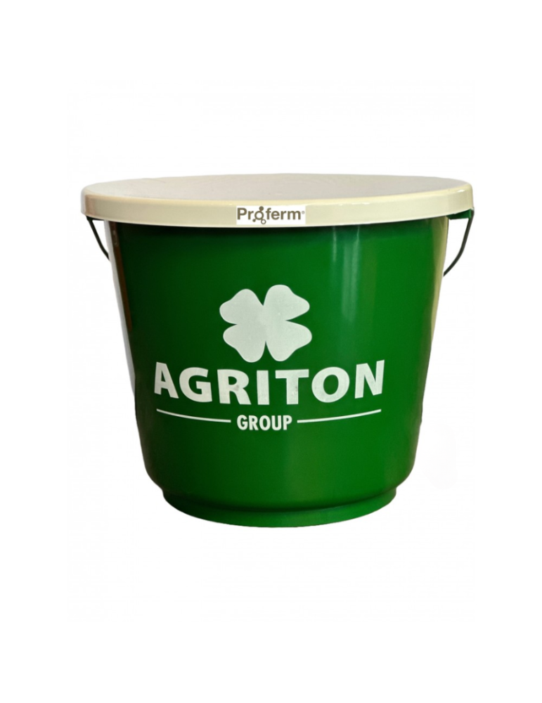 Seau de proferm de 5kg blanc et vert