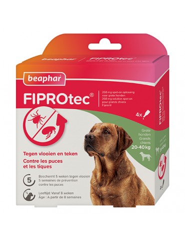 FIPROtec Pipettes Antiparasitaires Grand Chien