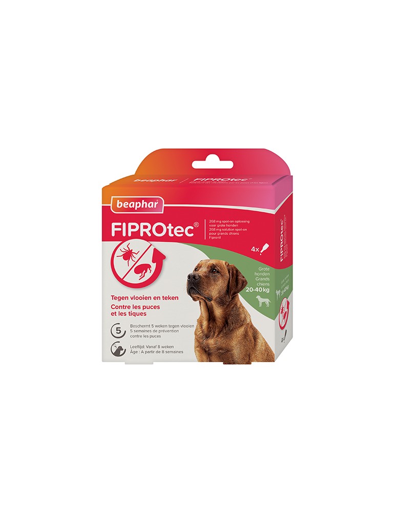 FIPROtec Pipettes Antiparasitaires Grand Chien
