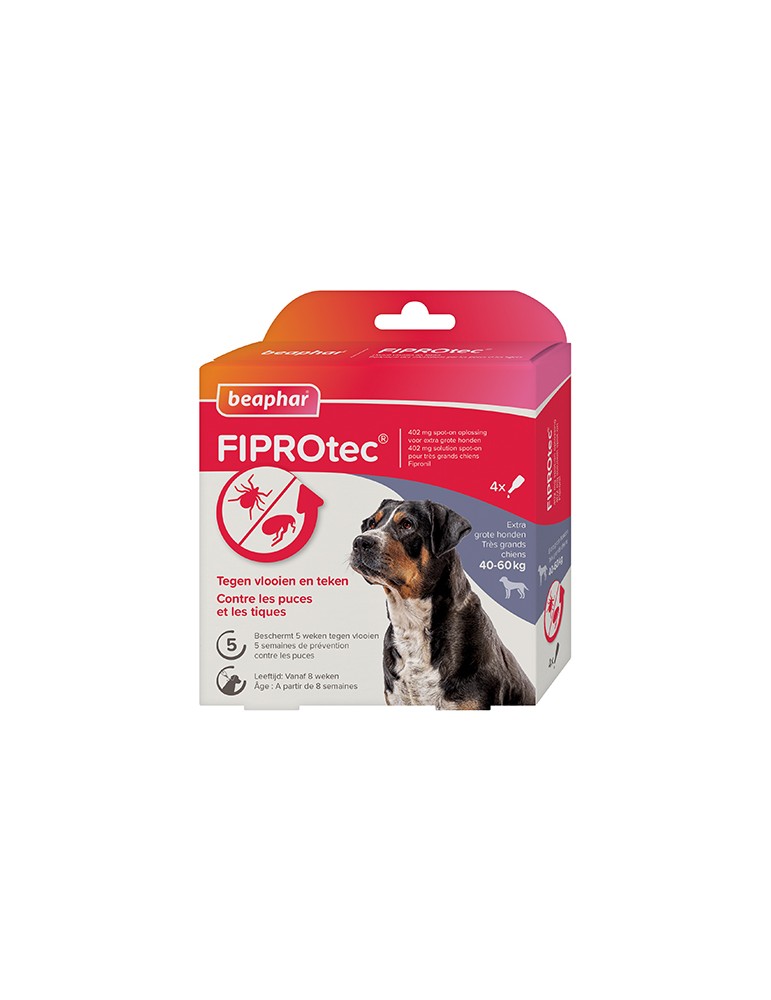FIPROtec Pipettes Antiparasitaires très Grand Chien