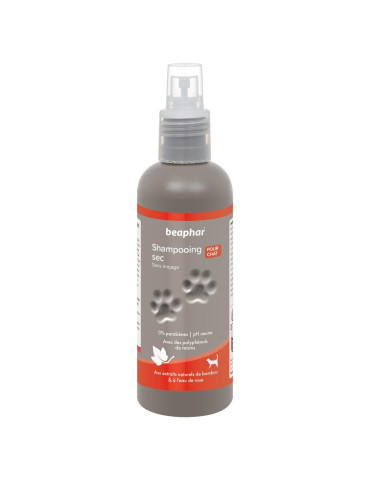 Spray shampooing sec beaphar pour chat 200 ml