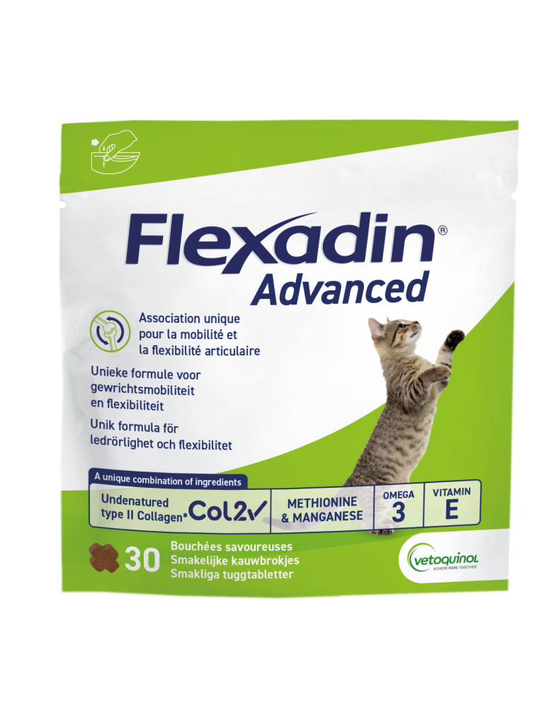Sachet Flexadin Advanced Chat de 30 bouchées