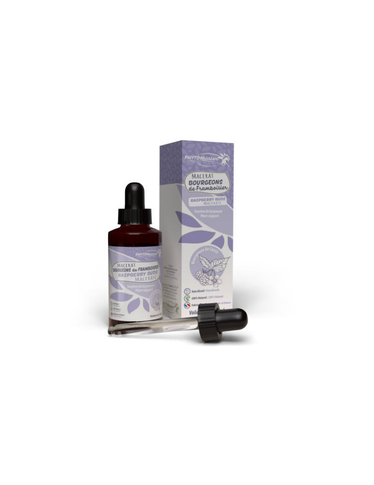 Fiole de Macérat de framboisier 60 ml PhytoMaster