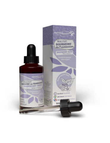Fiole de Macérat de framboisier 60 ml PhytoMaster