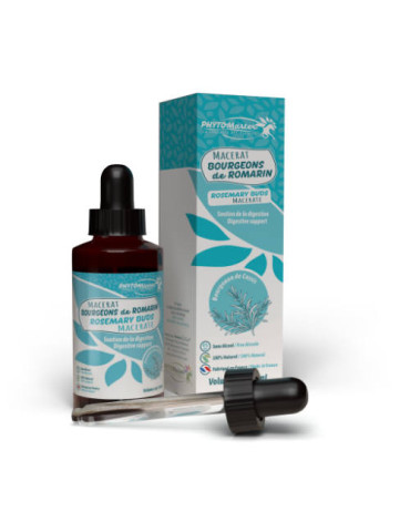Flacon de Macérat de Bourgeons de Romarin PhytoMaster de 60 ml