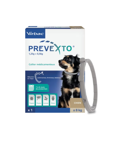 collier PREVEXTO pour petit chien