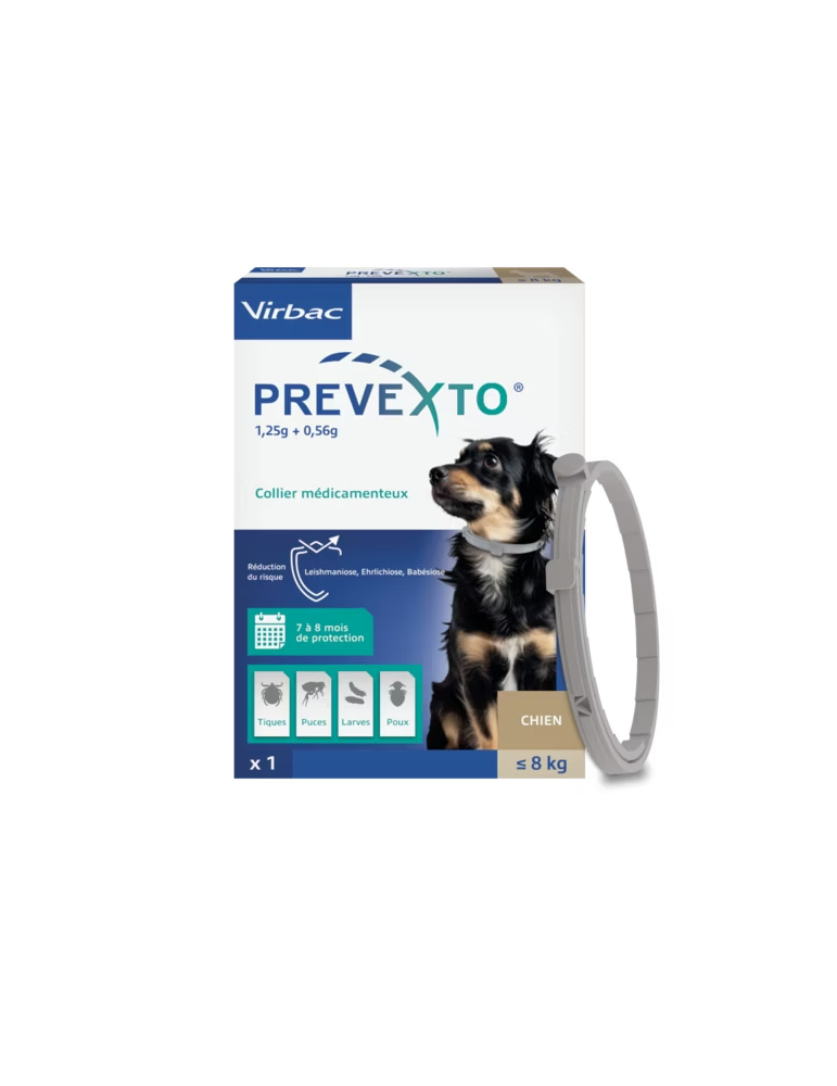 collier PREVEXTO pour petit chien