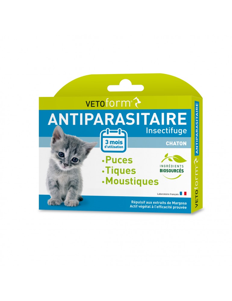 Boîte de Pipettes Antiparasitaire pour Chatons