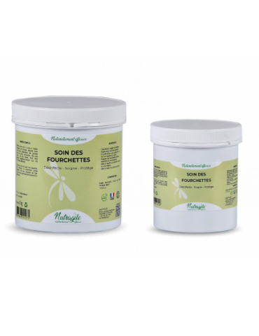 Pot de soins des fourchettes nutrargile