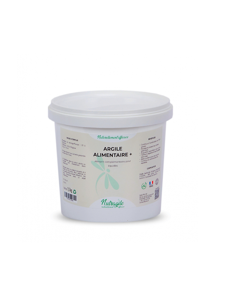 Seau d'argile alimentaire nutrargile