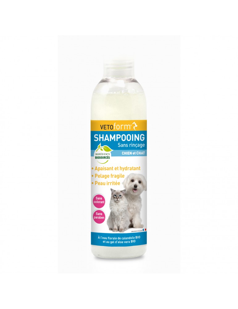 Shampooing sans rinçage Spécial Chat et Chien