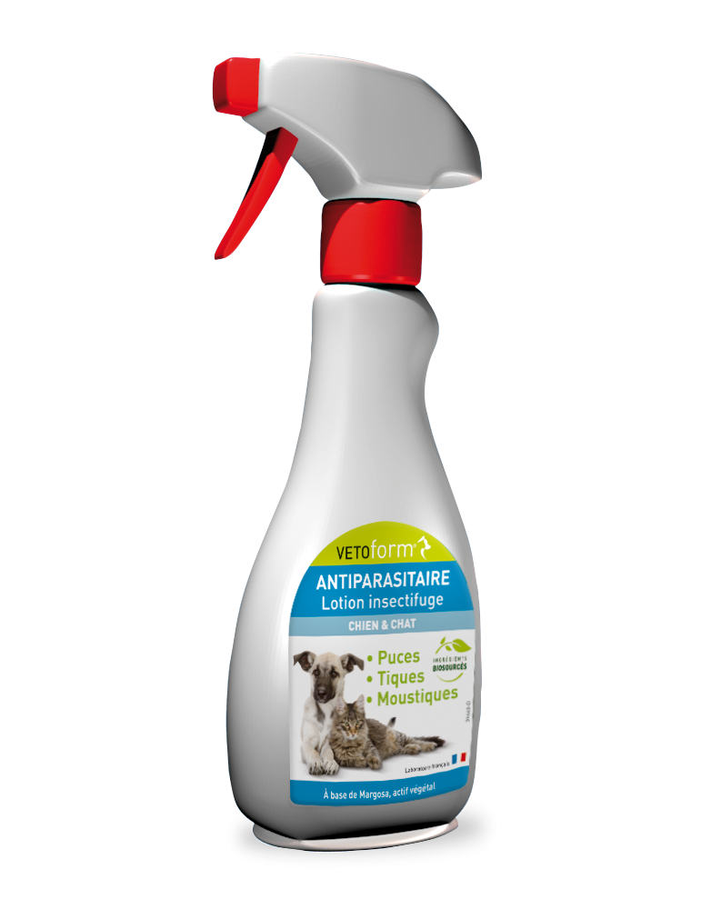 Lotion Insectifuge en Spray Chiens et Chats