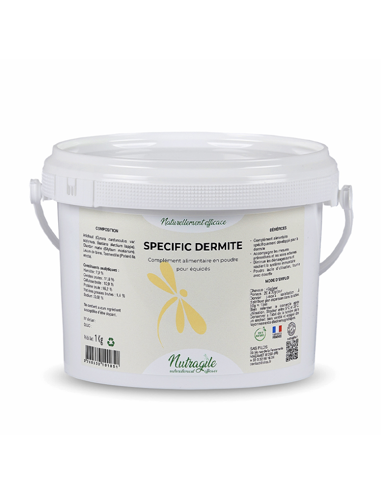 Seau dermite nutrargile