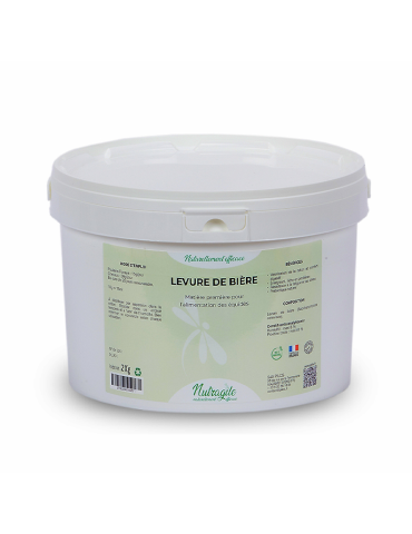 seau de levure de bière nutrargile
