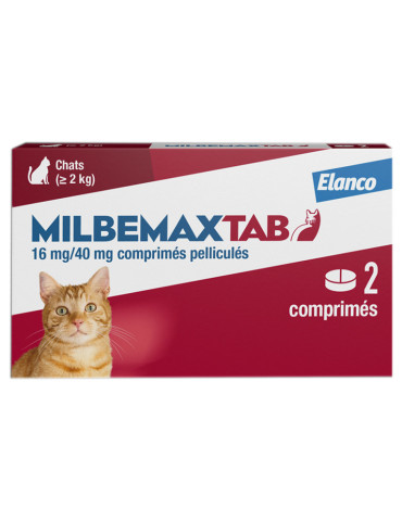 Milbemax Chats 2 Comprimés...