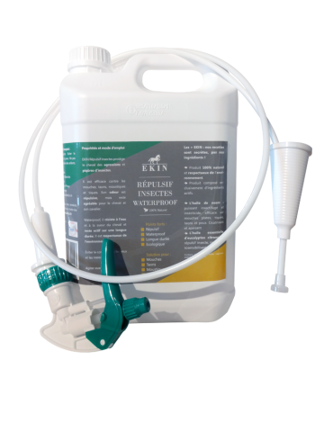 bidon de 4 L Répulsif Insectes Waterproof 4L + Spray