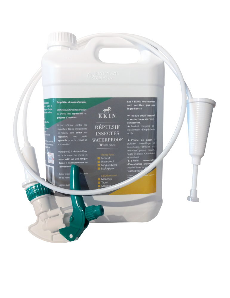 bidon de 4 L Répulsif Insectes Waterproof 4L + Spray