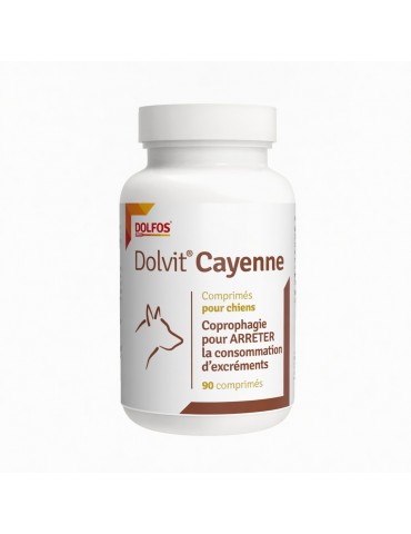 Dolvit Cayenne Coprophagie du Chien