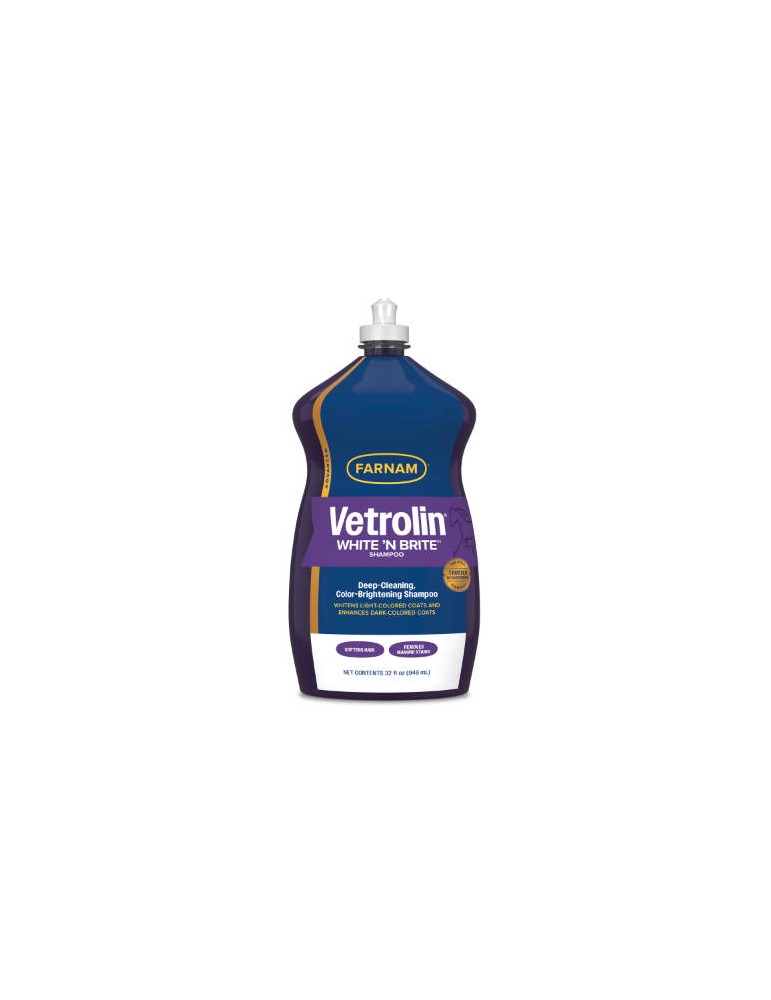 Shampoing Vetrolin White'n Brite Cheval