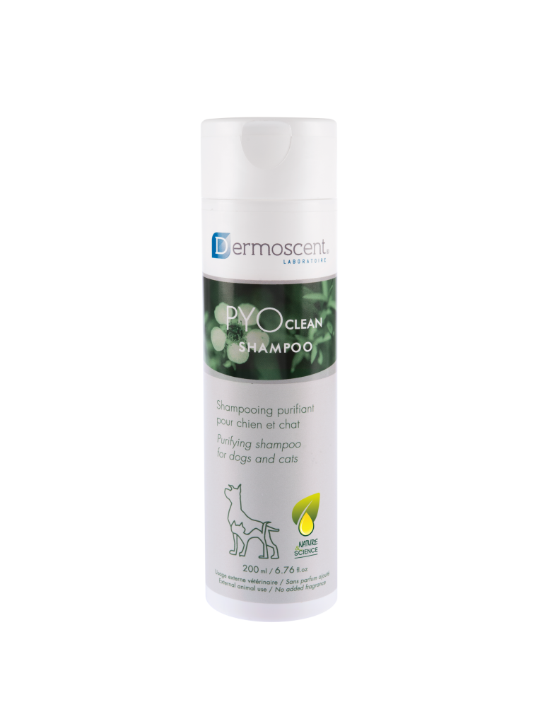 Shampooing purifiant Dermoscent Pyoclean pour chiens et chats