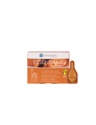 Essential 6 Spot-on Soin Monodose Chien et Petits Mammifères