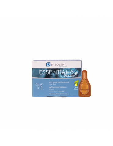 Essential 6 Spot-on Soin Monodose Multifonctionnel Chat