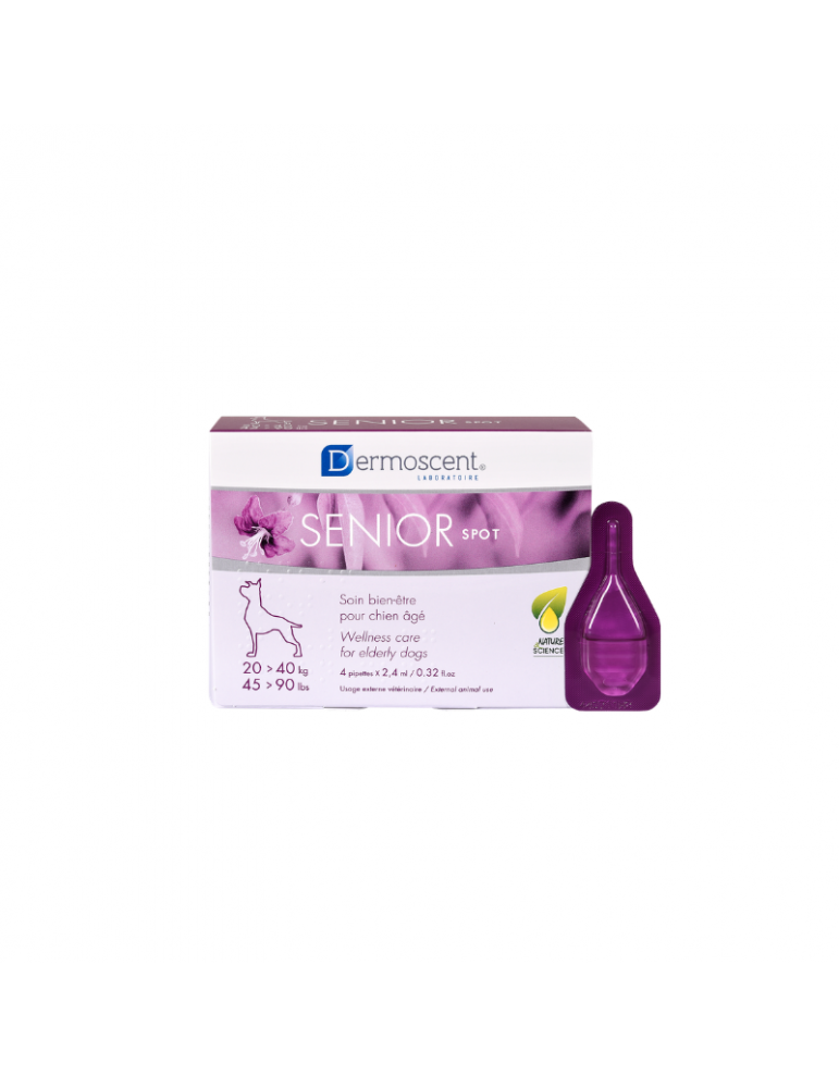 Silver spot, Soin Protecteur et Stimilant pour Chiens Seniors entre 20 et 40 kg