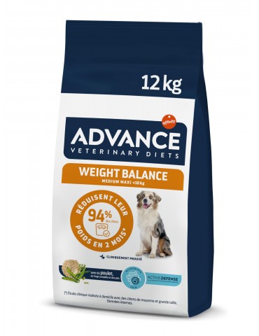 Advance Veterinary Diets Weight Balance Chien