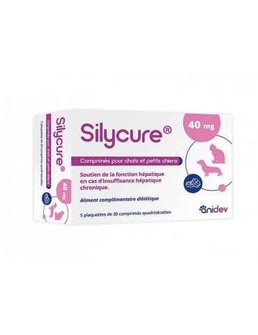 Silycure 40 mg Petit Chien et Chat