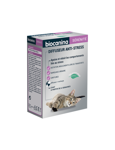 Diffuseur + Recharge Anti-Stress Sérénité pour Chat Biocanina