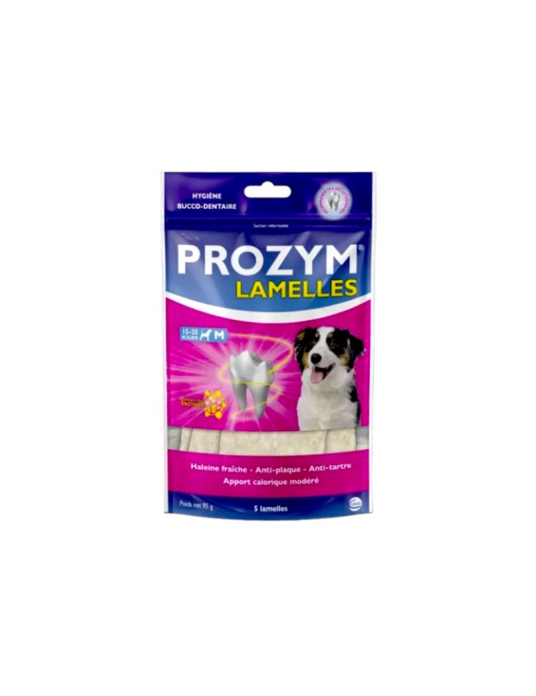 Sachet de Prozym Lamelles Chien M (15-25 kg) 5 lamelles