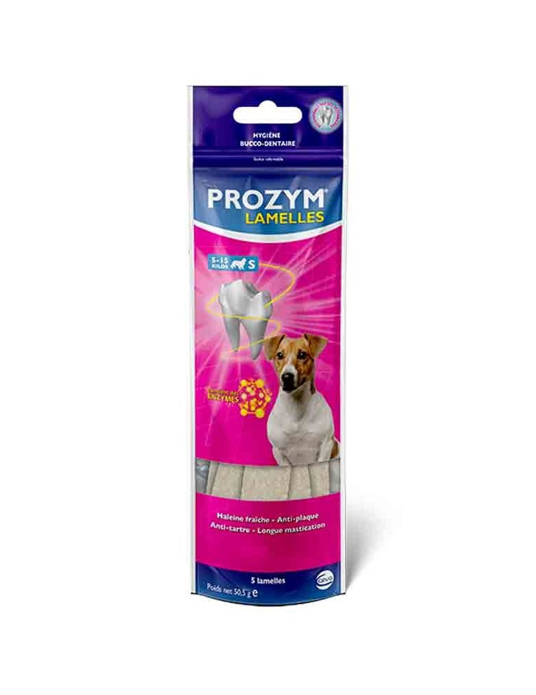 Sachet de Prozym Lamelles Chien S (5-15 kg) 5 lamelles
