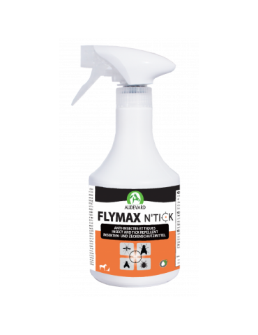 Flymax N'Tick Répulsif contre les insectes pour Cheval et Chien