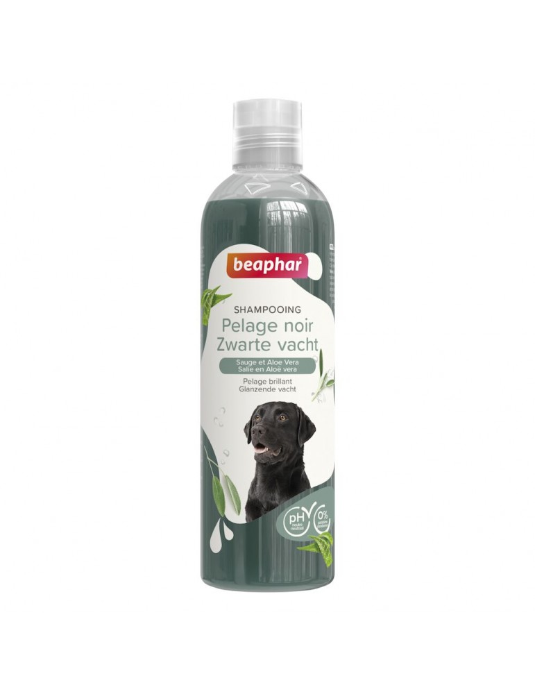 Tube de shampoing beaphar essentiel pelage noir