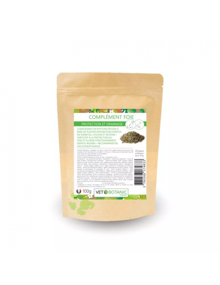 sac de complément foie vet botanic