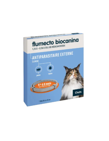 Collier Flumecto biocanina pour chat